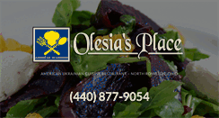 Desktop Screenshot of olesiasplace.com